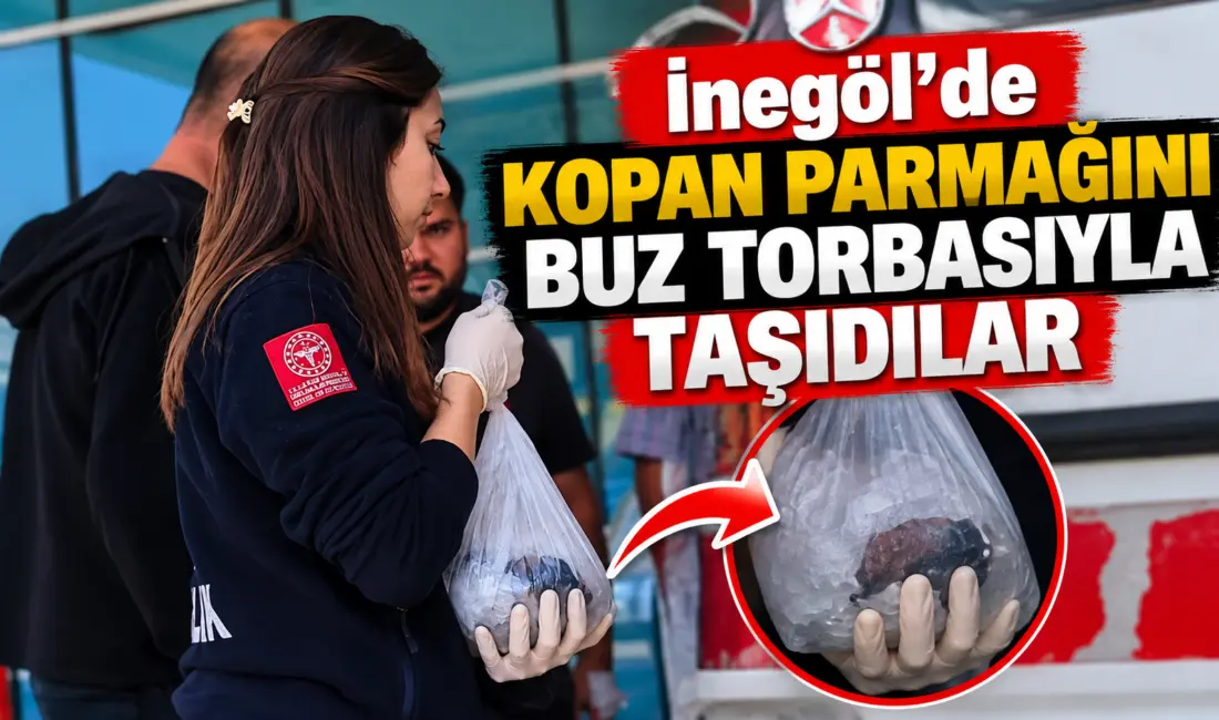 Bursa’nın İnegöl ilçesinde bir içecek fabrikasında meydana gelen iş kazasında,