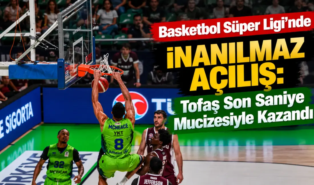 Türkiye Sigorta Basketbol Süper Ligi'nde 2026-2027 sezonunun perdesi Bursa'da nefes