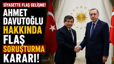 Ankara Cumhuriyet Başsavcılığı, feshedilen Gelecek Partisi'nin Genel Başkanı Ahmet Davutoğlu