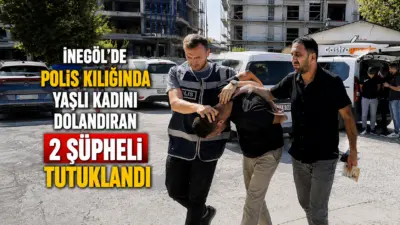 Bursa’nın İnegöl ilçesinde telefonda kendilerini polis olarak tanıtıp 71 yaşındaki