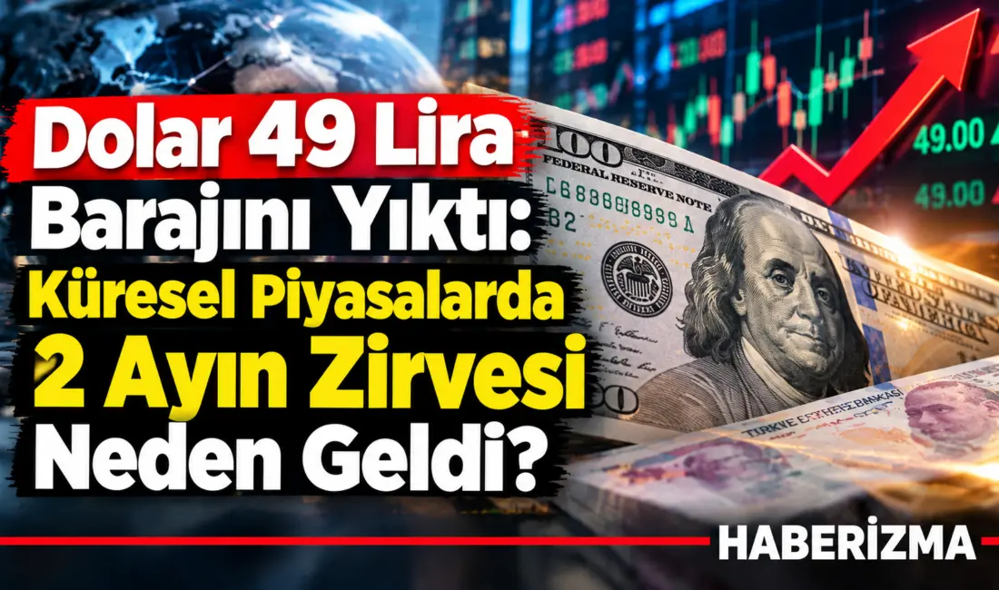 Küresel piyasalarda dolar endeksi 101,4 seviyesine tırmanarak son iki ayın