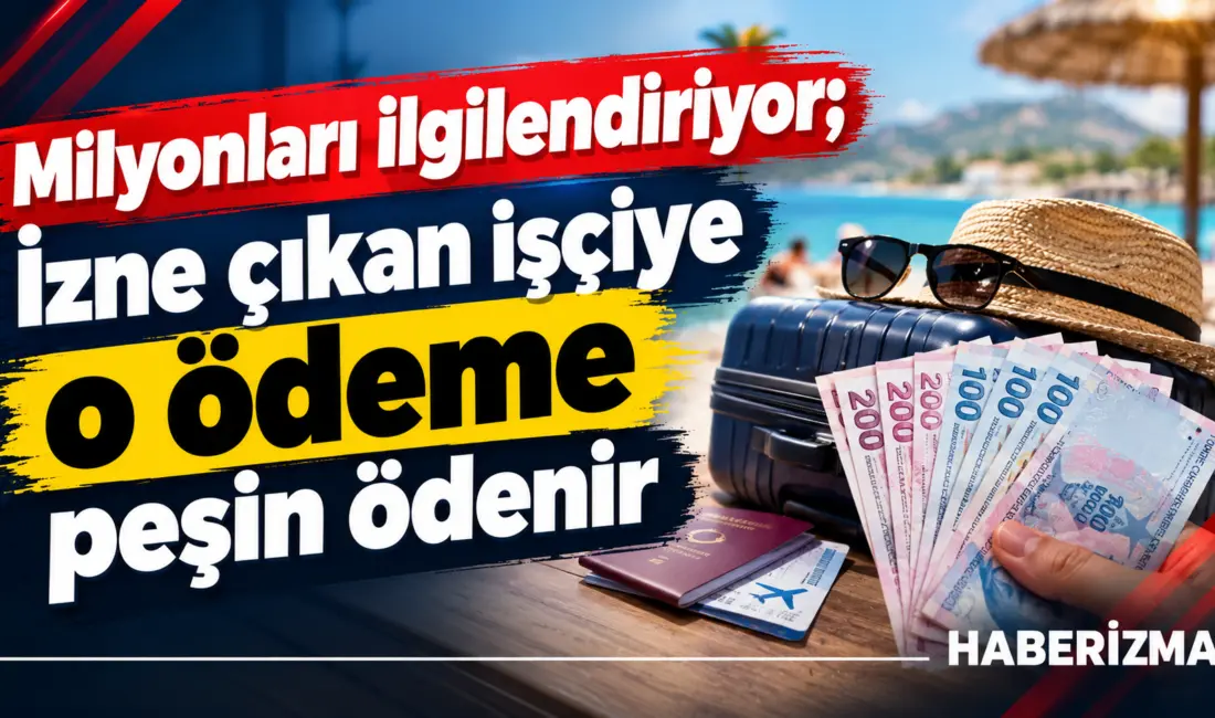 İş Kanunu kapsamında, yıllık izin kullanan işçiye, yıllık izin süresine
