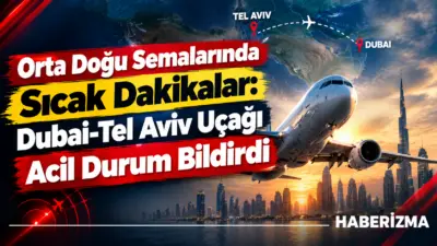 Birleşik Arap Emirlikleri'nin Dubai kentinden İsrail'in başkenti Tel Aviv'e gitmekte