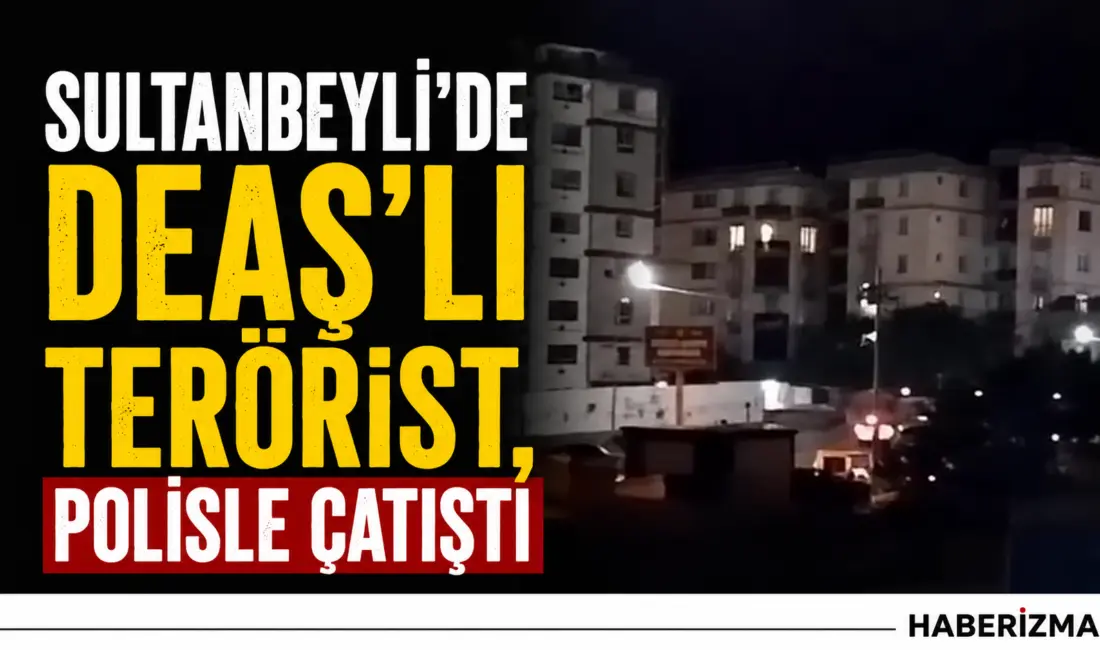 Sultanbeyli’de terör örgütü DEAŞ mensubunun etkisiz hale getirildiği çatışma anı,