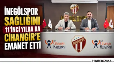 Sultan Su İnegölspor, sağlık sponsorluğunu üstlenen Özel İnegöl Cihangir Hastanesi