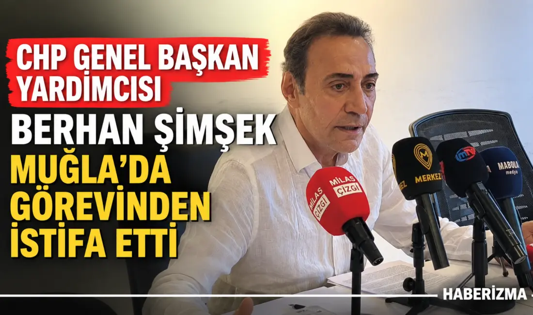 Cumhuriyet Halk Partisi (CHP) Genel Başkan Yardımcısı Berhan Şimşek, partisinin