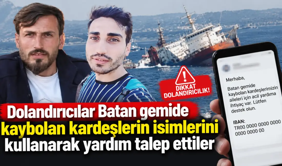 Kuzey Kıbrıs Türk Cumhuriyeti’nde batan gemide yolculuk yapan Mustafa Demir