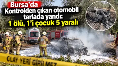 Bursa’nın Orhangazi ilçesinde İznik Yolu üzerinde meydana gelen feci trafik
