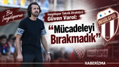 Sultan Su İnegölspor Teknik Direktörü Güven Varol, 2-2 berabere tamamlanan