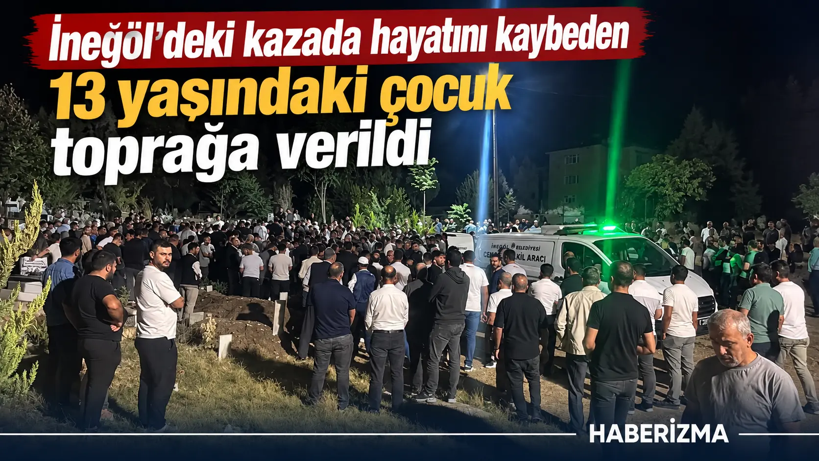 Bursa’nın İnegöl ilçesinde hafif ticari aracın çarpması sonucu hayatını kaybeden