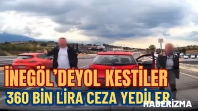 Bursa’nın İnegöl ilçesinde seyir halindeki bir otomobilin önünü keserek araçtan