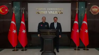 AFAD Başkanı Ali Hamza Pehlivan ve Hatay Büyükşehir Belediye Başkanı
