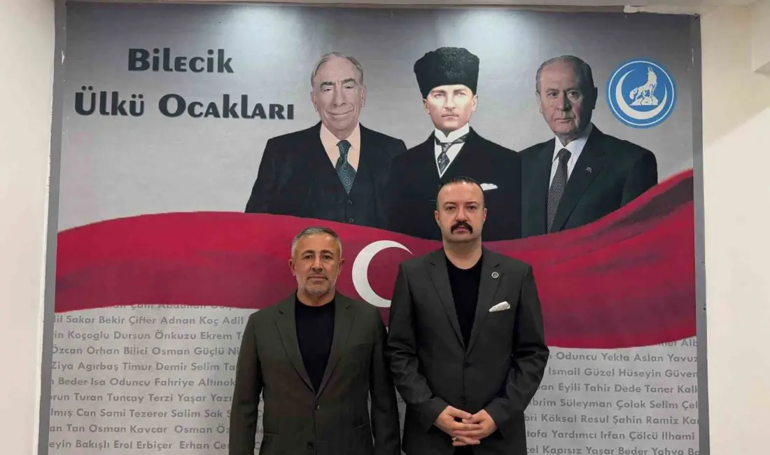 AK Parti Bilecik teşkilatı Ülkü Ocakları Başkanı Bahadır Emirler’i ziyaret