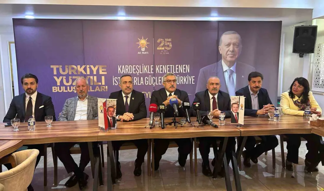 AK Parti Genel Başkan Yardımcısı Hüseyin Yayman, Van’da katıldığı Türkiye
