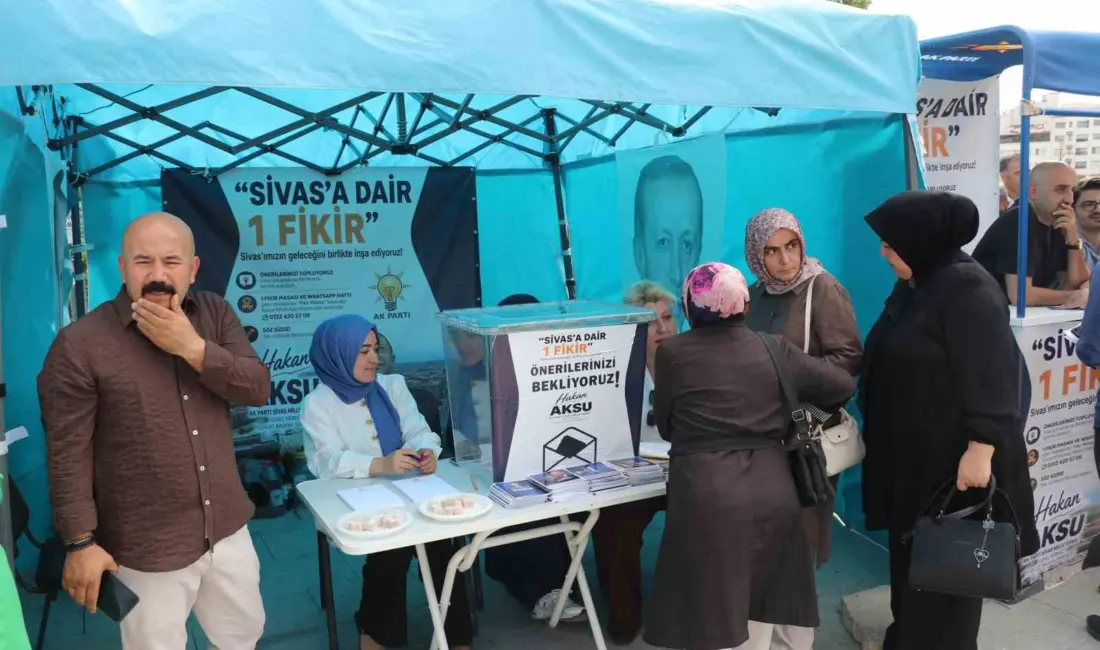 AK Parti Sivas teşkilatı “Sivas’a Dair Bir Fikir” projesiyle kent