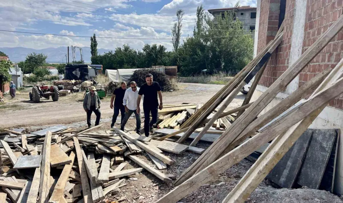 Akçadağ Belediye Başkanı Hasan Ulutaş, Bölüklü Mahallesi’nde yapımına destek verilen