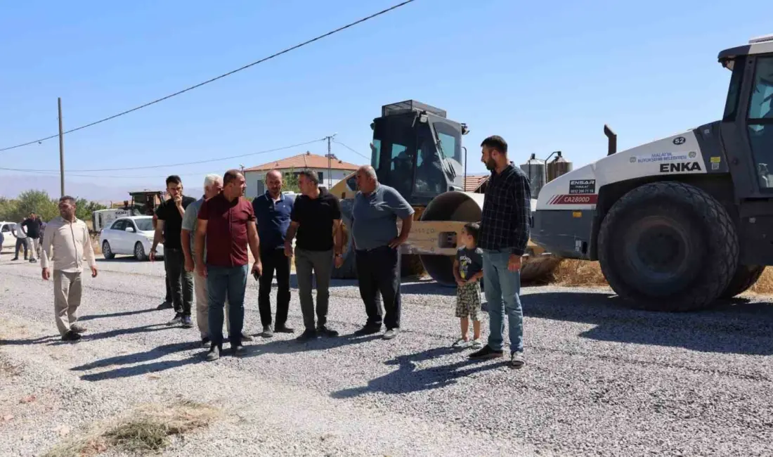 Akçadağ Belediye Başkanı Hasan Ulutaş, Eğin Mahallesi’nde Büyükşehir Belediyesi iş