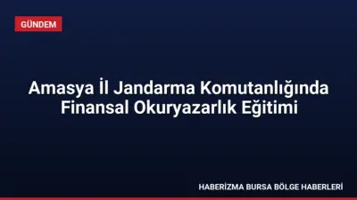 Amasya İl Jandarma Komutanlığı personeline, Sermaye Piyasası Kurulu iş birliğiyle