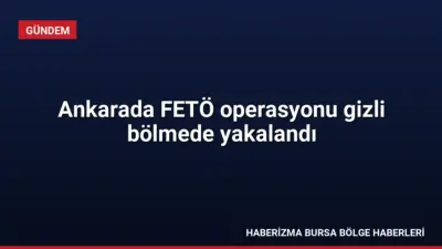Ankara'da FETÖ'nün emniyet mahrem yapılanmasında yer alan ve 7 yıl