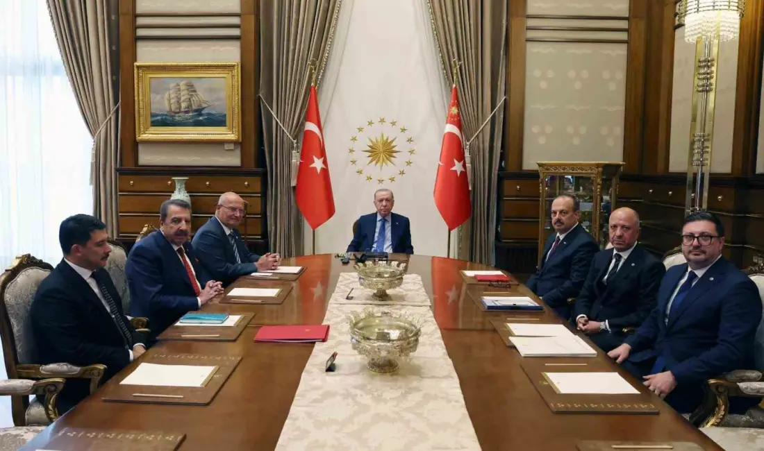 ATO Başkanı Gürsel Baran Cumhurbaşkanı Recep Tayyip Erdoğan’a Ankara’nın ekonomik