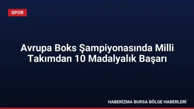 Bulgaristan'da düzenlenen Avrupa Boks Şampiyonası'nda 10 madalya kazanan milli boksörler