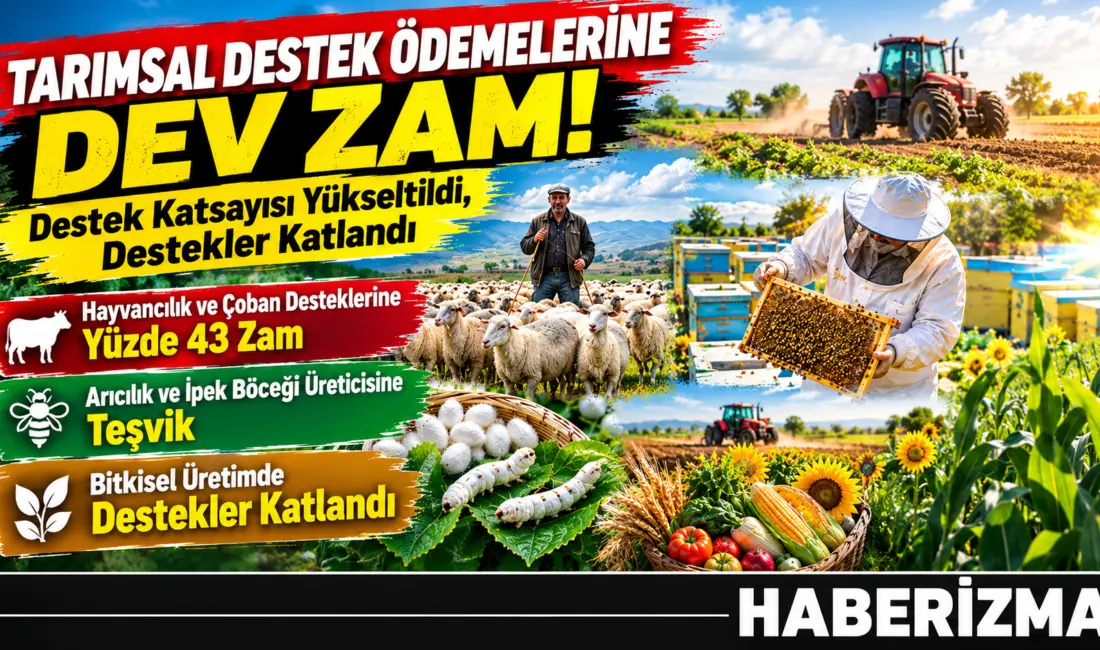 Resmi Gazete’de yayımlanan Cumhurbaşkanı Kararları ile bitkisel üretimden hayvancılığa, arıcılıktan