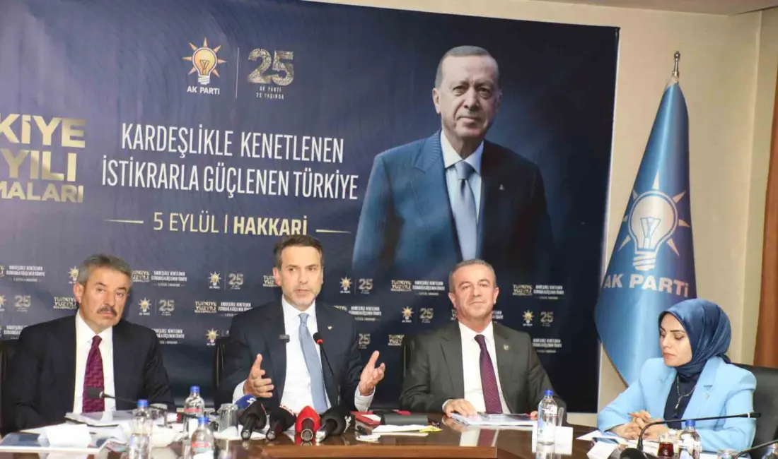 Enerji ve Tabii Kaynaklar Bakanı Alparslan Bayraktar, Hakkari’nin yer altı