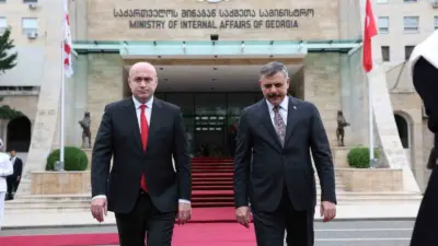 İçişleri Bakanı Mustafa Çiftçi, Gürcistan’a yaptığı resmi ziyarette görevlerini yerine