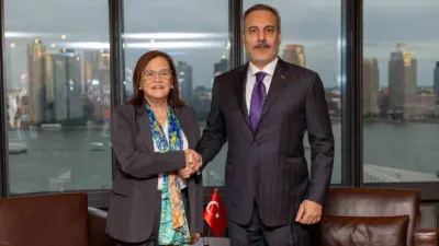 Dışişleri Bakanı Hakan Fidan ile El Salvador Dışişleri Bakanı Alexandra