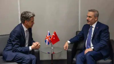 Dışişleri Bakanı Hakan Fidan, Birleşik Krallık Dışişleri Bakanı Ed Miliband