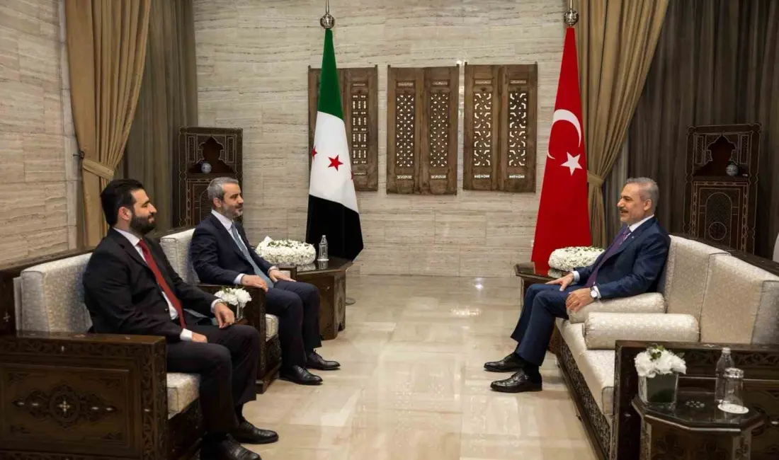 Dışişleri Bakanı Hakan Fidan, Suriye’nin başkenti Şam’daki temasları kapsamında Suriye