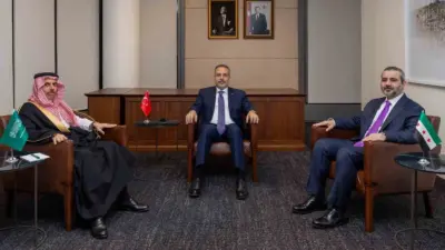 Dışişleri Bakanı Hakan Fidan, New York’ta Türkiye-Suriye-Suudi Arabistan Üçlü Dışişleri