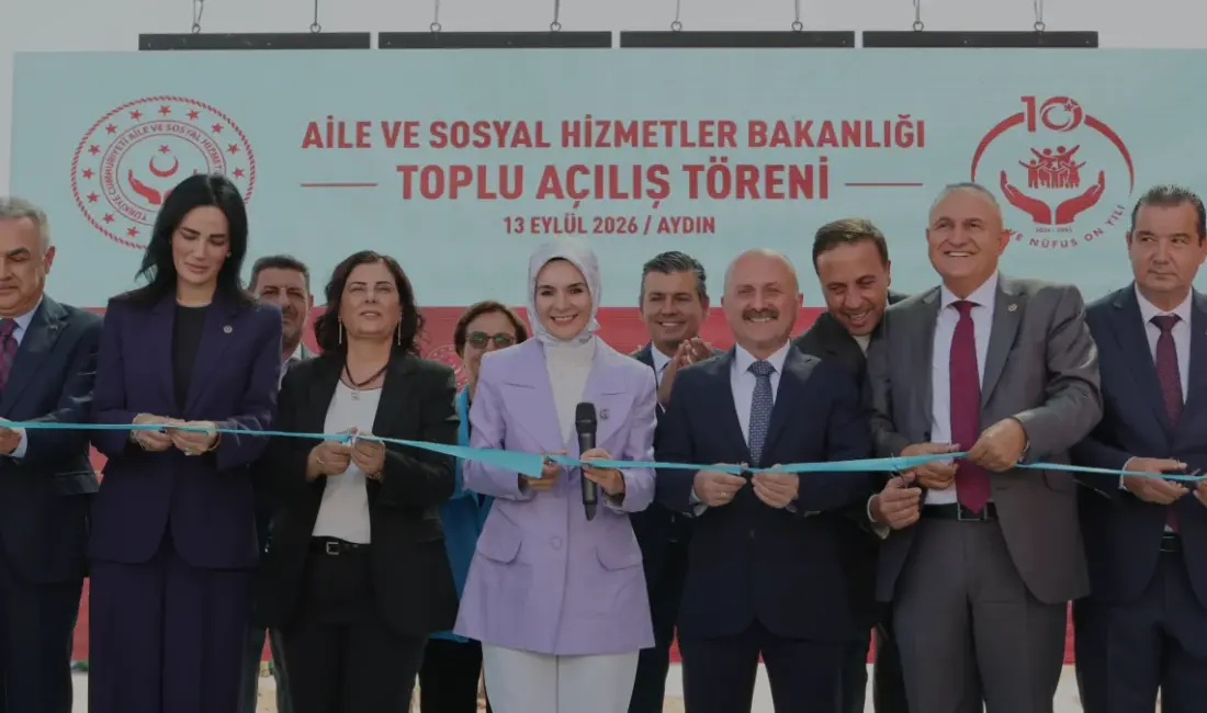 Aile ve Sosyal Hizmetler Bakanı Mahinur Özdemir Göktaş, Aydın'da yeni