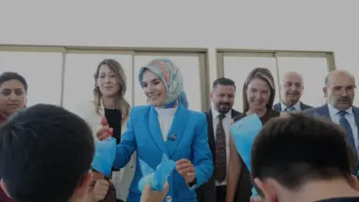 Bakan Mahinur Özdemir Göktaş, Ekinlik Adası’ndaki KALBEN Çocuk Köyü’nde devlet