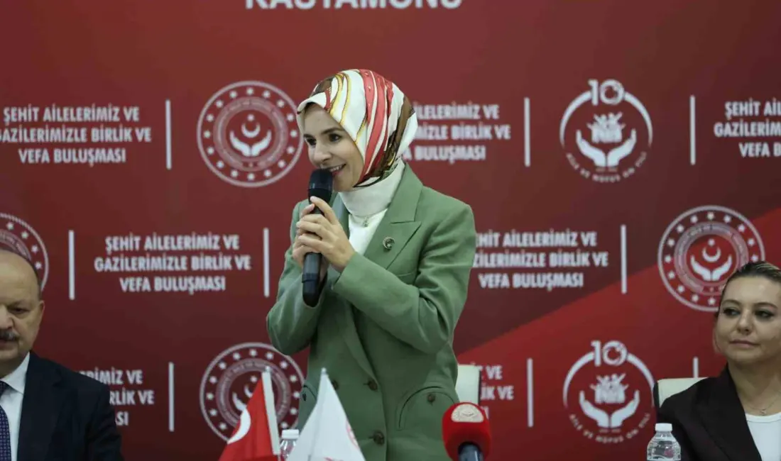 Aile ve Sosyal Hizmetler Bakanı Mahinur Özdemir Göktaş, “Bugün geldiğimiz