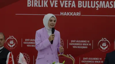 Aile ve Sosyal Hizmetler Bakanı Mahinur Özdemir Göktaş, Hakkari'de şehit