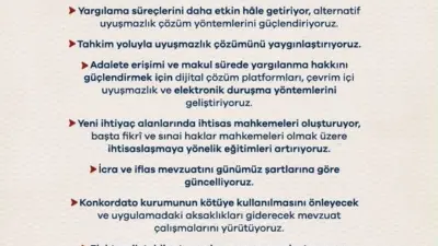 Adalet Bakanı Akın Gürlek, “2027-2029 Orta Vadeli Programı doğrultusunda; adalet