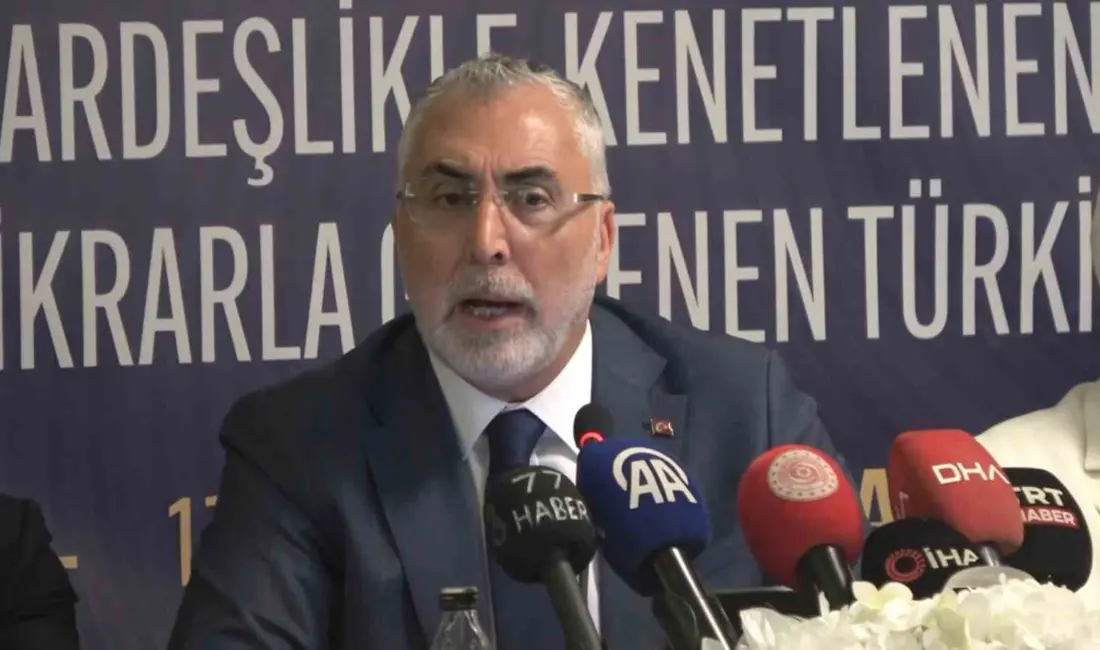 Çalışma ve Sosyal Güvenlik Bakanı Prof. Dr. Vedat Işıkhan, “Terörsüz