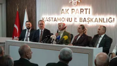 Kastamonu’da konuşan Aile ve Sosyal Hizmetler Bakanı Mahinur Özdemir Göktaş,