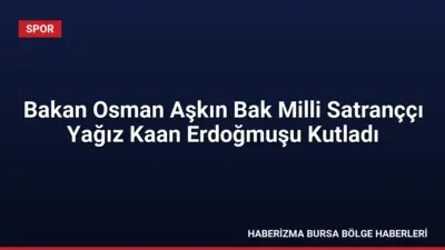 Gençlik ve Spor Bakanı Osman Aşkın Bak, 46. FIDE Satranç