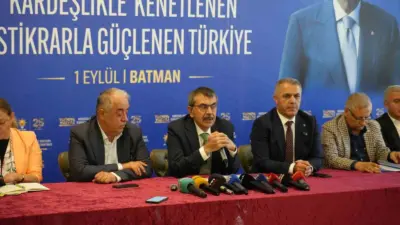 Milli Eğitim Bakanı Prof. Dr. Yusuf Tekin, Batman’da “terörsüz Türkiye”