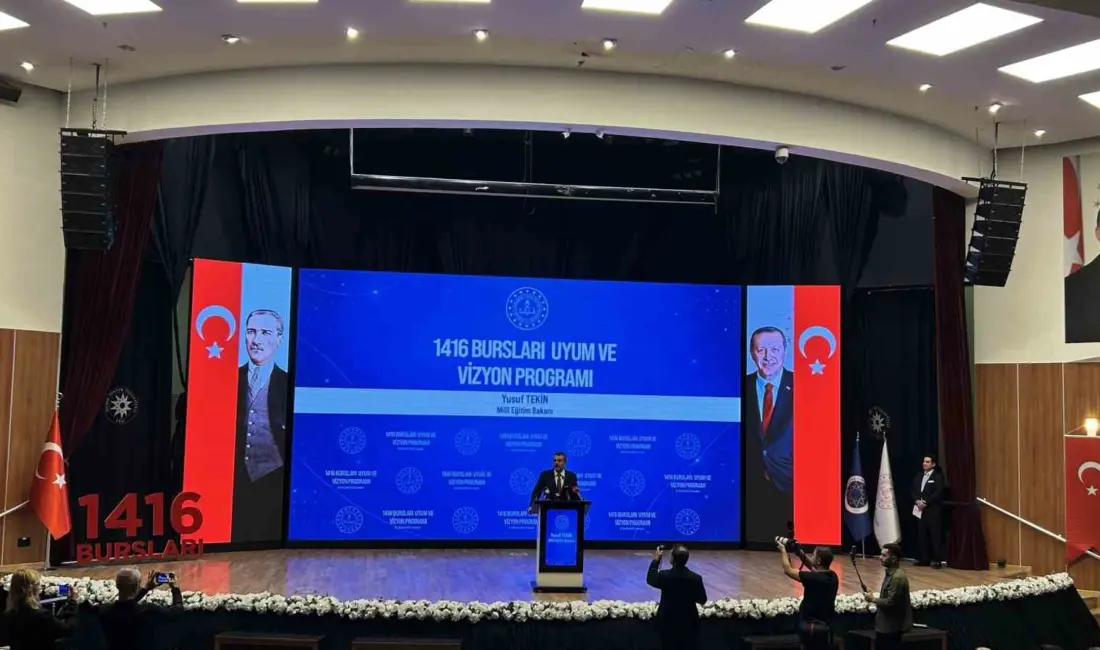 Milli Eğitim Bakanı Yusuf Tekin, burslu olarak yurt dışına gidecek