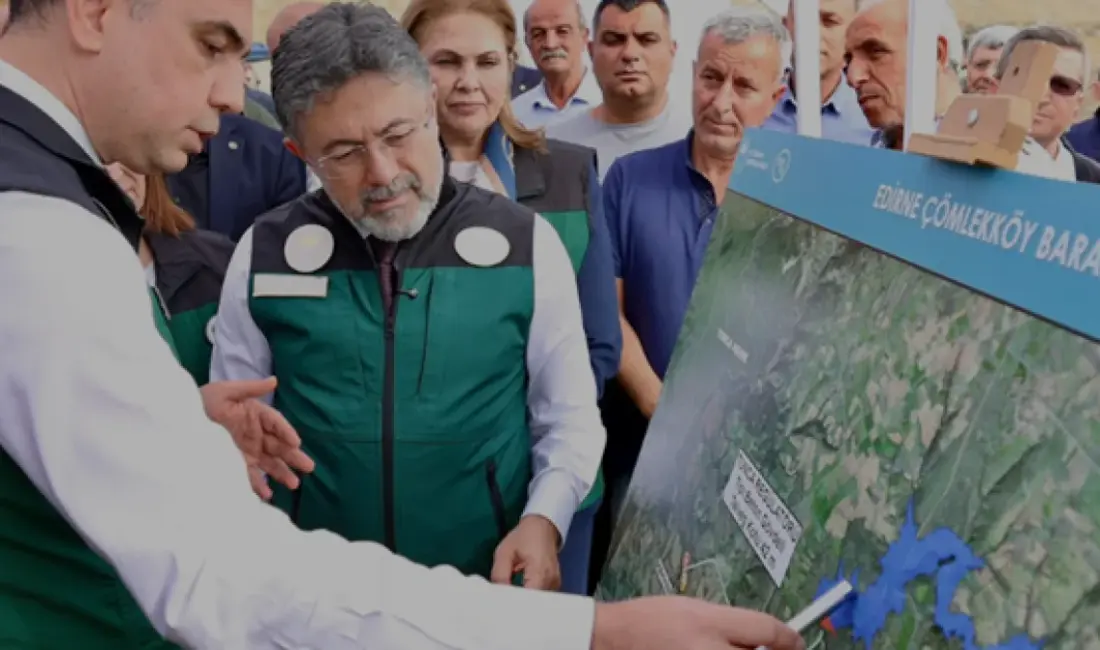 Tarım ve Orman Bakanı İbrahim Yumaklı, Edirne'de incelemelerde bulunduğu Çömlekköy