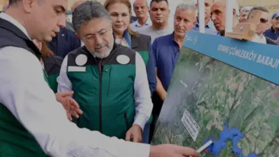 Tarım ve Orman Bakanı İbrahim Yumaklı, Edirne'de incelemelerde bulunduğu Çömlekköy