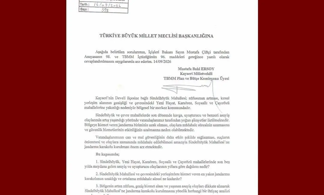 Milliyetçi Hareket Partisi (MHP) Kayseri Milletvekili Baki Ersoy, Develi ilçesine