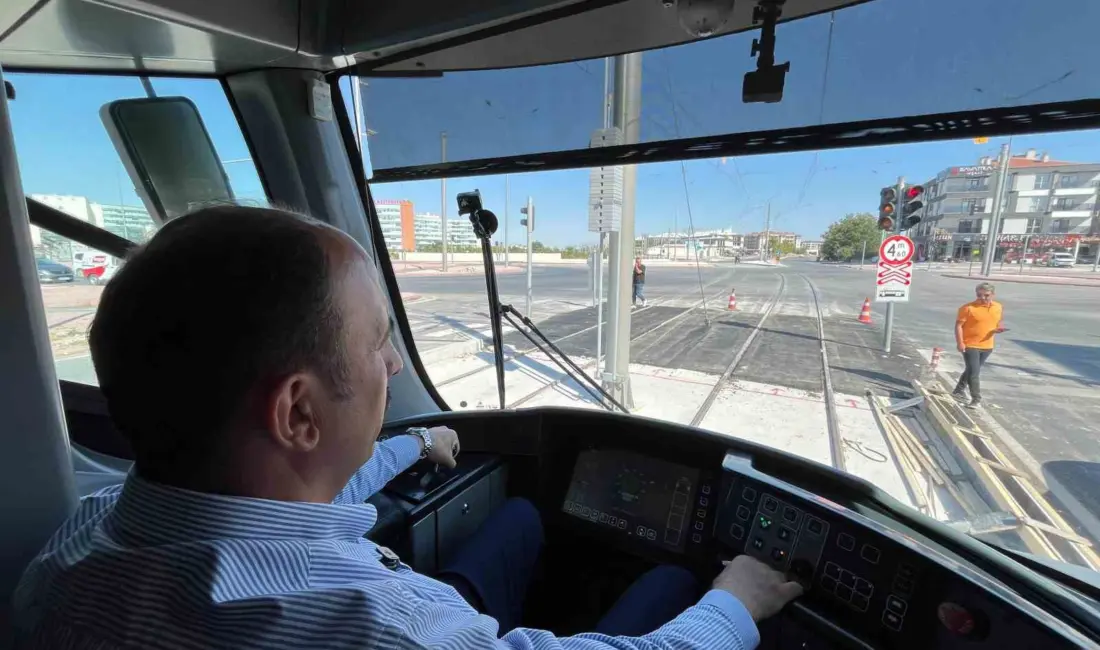 Konya Büyükşehir Belediyesi tarafından yapımı tamamlanan Adliye-Şehir Hastanesi Tramvay Hattı’nda