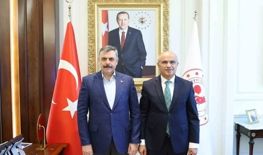 Malatya Büyükşehir Belediye Başkanı Sami Er, İçişleri Bakanı Mustafa Çiftçi’yi