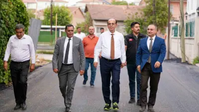 Yeşilyurt İlçesinde 2026 yılı yatırım programı kapsamında Samanlı Mahallesi’nde başlatılan