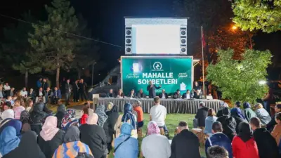 Düzce Belediye Başkanı Dr. Faruk Özlü, mahalle sohbetleri programına Yeşiltepe