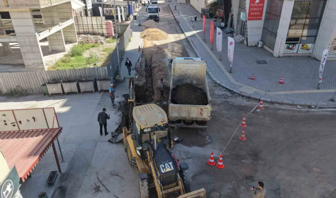 Tokat Belediyesi, Yeşilırmak Mahallesi Sıtkı Ulaşoğlu Caddesi ve çevresinde içme